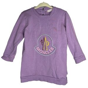Moncler girls sweatshirt purple size 18-24 months